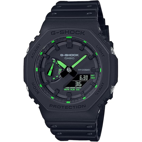 G-SHOCK GA-2100 ブラック デジタル腕時計 G-SHOCK カシオ Gショック カーボンコアガード構造 ブラック GA